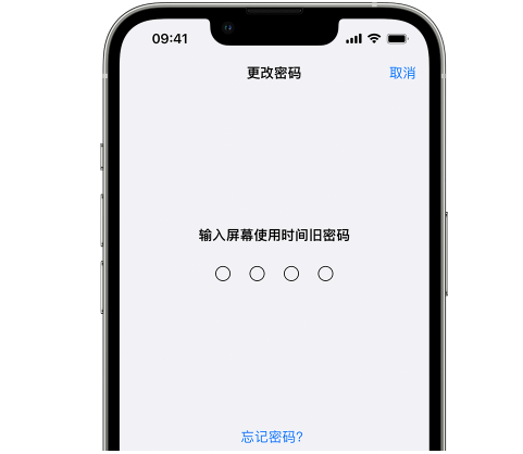 岑溪iPhone屏幕维修分享iPhone屏幕使用时间密码忘记了怎么办 