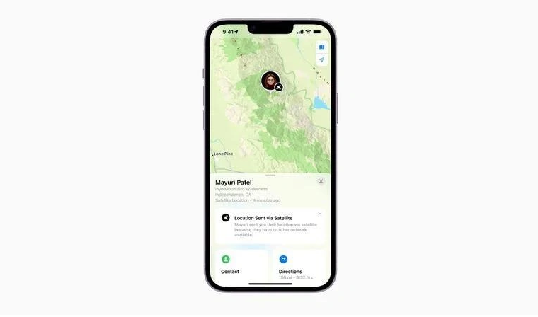 岑溪苹果14维修分享iPhone14系列中 FindMy功能通过卫星分享位置方法教程 