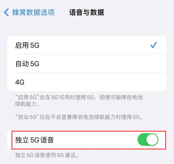 岑溪苹果14维修分享iPhone 14 Pro如何开启VoNR 