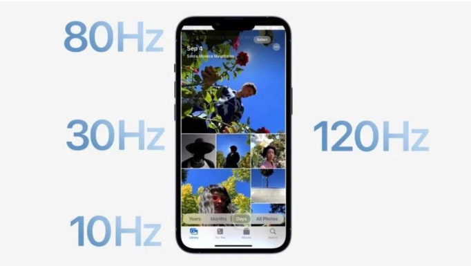 岑溪苹果14维修分享iPhone 14有高刷吗 