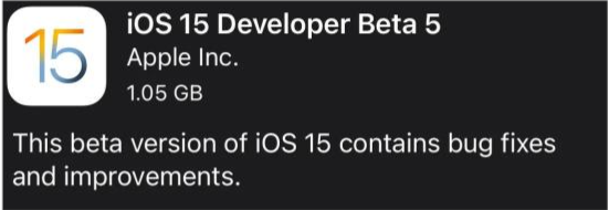岑溪苹果手机维修分享如何升级到iOS15.0 beta5 