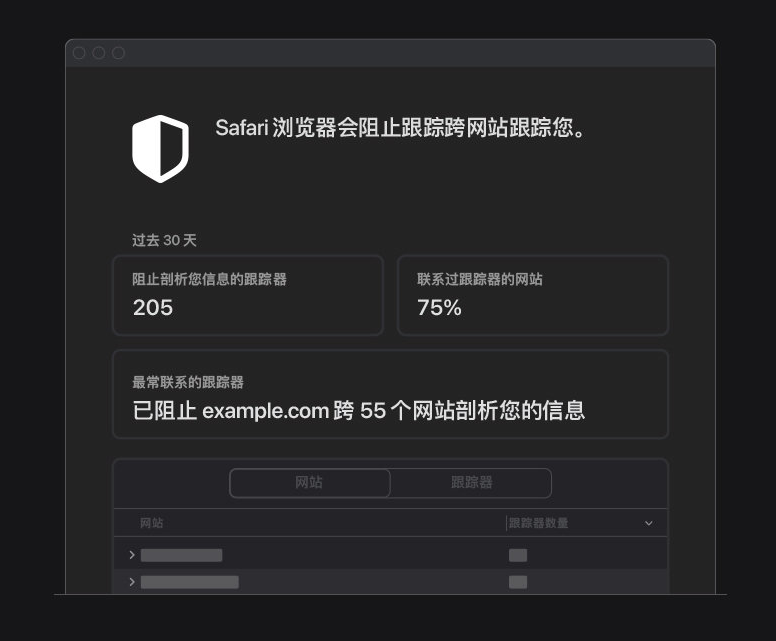 岑溪苹果手机维修分享如何在 Safari 浏览器中查看和打开隐私报告 